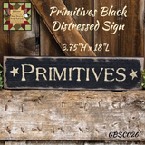 Primitives Distressed Barnwood Sign