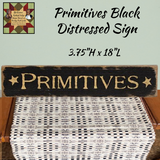 Primitives Distressed Barnwood Sign