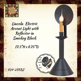 Lincoln Electric Accent Light with Reflector in Smokey Black