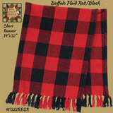 Buffalo Plaid Red/Black Throw & Table Top Collection ~ 50% Savings