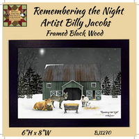 Remembering the Night Black Frame Picture