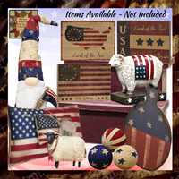 Americana Gnome 13"H