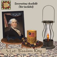 Latch Lantern, Including Timer Candle
