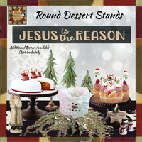 Round Metal Risers or Dessert Stand 3 Sizes