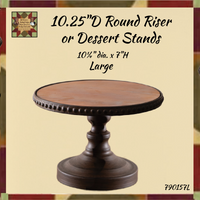 Round Metal Risers or Dessert Stand 3 Sizes