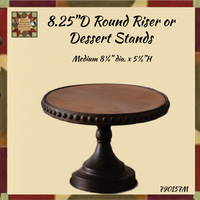 Round Metal Risers or Dessert Stand 3 Sizes