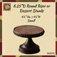 Round Metal Risers or Dessert Stand 3 Sizes
