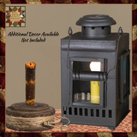 Santa Fe Coach Candle Lantern