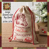 Santa's List Toy Sack