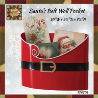 Santa's Belt Wall Pocket