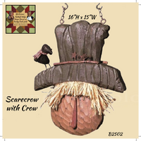 Scarecrow & Crow Resin Arrow Replacement Sign
