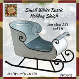 Rustic Large Holiday Sleighs 2 Assorted