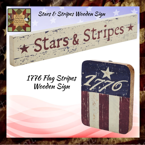 Wooden Americana Signs Choice