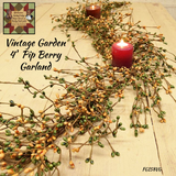 Vintage Garden 4' Pip Berry Garland