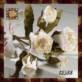 Yesteryear Vintage Charm Rose Bouquet Spray Bush, 10.5" Wedding 50% OFF