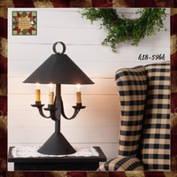 Walker House Lamp in Textured Black