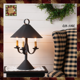Walker House Lamp in Textured Black