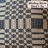 Westbury Black & Tan Woven Throw or Pillow