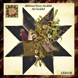 Rustic Wooden LeMoyne Star, 3 Assorted