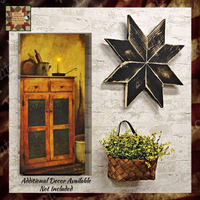 Rustic Wooden LeMoyne Star, 3 Assorted