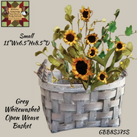 Gray Open Weave Baskets