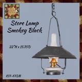 Store Lamp in Smokey Black