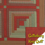 Gatlinburg King 3 pc Set  Quilt Plus 2 King Shams **50% Savings