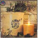 Old Crock and Candle LED Radiant Lighted Canvas Artwork