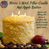 NEW 3 Wick Assorted Scented Candles  3.5 lbs