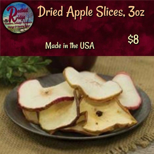 Dried Apple Slices 3oz