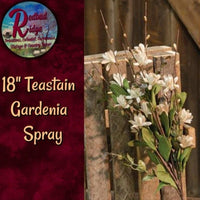 Tea-Stained Gardenia & Ivory Pip Berry Wreaths & Spray