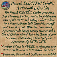 Scented Electric Hearth Candles 9 Varieties