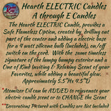 Scented Electric Hearth Candles 9 Varieties