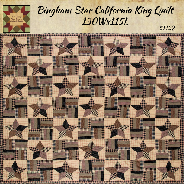 Bingham Star Quilted Bedding