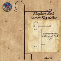 Garden Flag Holder with or without Solar Lantern