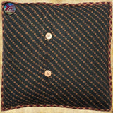 Patriotic Patch Quilted Pillow 16x16