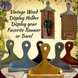 Wood Display Holder Runners or Towels