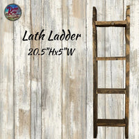 Lath Wooden Display Ladder 20.5"H