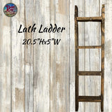 Lath Wooden Display Ladder 20.5"H
