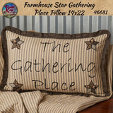 Farmhouse The Gathering Place Pillow 14x22