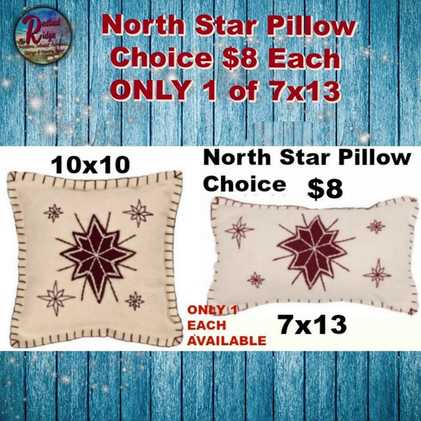 North Star Pillows 2 Styles