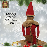 Santa 1773 Primitive Folk Art Christmas 18"H