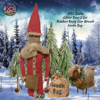 Santa 1773 Primitive Folk Art Christmas 18"H