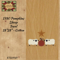Pumpkin Sheep & Star 1780