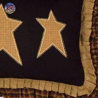 Heritage Farms Stars Pillow 14"x22"