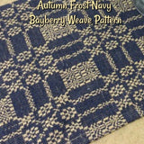 Autumn Frost Navy/Tan Table Top Collection