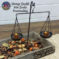 *Vintage Double Iron Scales Freestanding ~ 50% Savings
