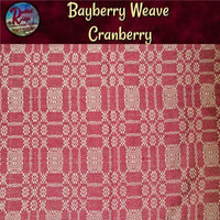 Bayberry Weave Cranberry/Red & Tan Woven Table Top Collection