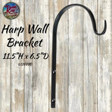 Wall Harp Bracket 9"H or 11.5"H
