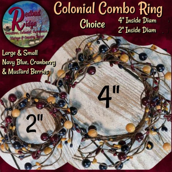 Colonial Combo Pip Ring 2" or 4"